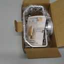 TAILI Sponge Holder for Kitchen Sink with Strong Suction Cup Removable, Rustproof Aluminum Sink Caddy for Sponge, Brush, Scrubber, Scraper -Silver