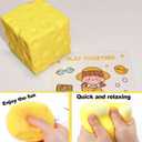 Yellow Cheese Squeeze Toy,Soft Novelty Toy, Rebounding Sensory,Help for Relax,Focus, Sensory Cheese for & Adults, Soft Novelty Rebounding Fidget Toy for Party (2.16 in)