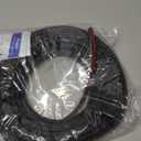 40 Feet Rubber Weather Stripping Door Seal Strip, Self-Adhesive Backing D-Shape Door Weatherstripping for Door Frame Insulation Large Gap, Easy Cut to Size (Black)