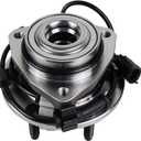 Autoround Front Wheel Hub and Bearing Assembly 513188 fit for Chevy Trailblazer SSR, GMC Envoy, Buick Rainier, Oldsmobile Bravada, Isuzu Ascender, Saab 9-7x 6 Lug w/ABS