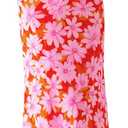 PRETTYGARDEN Women's Floral Bodycon Maxi Dress Summer Beach Sundress Sleeveless Spaghetti Strap Wedding Guest Dress (S)