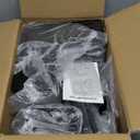 Orimade Rustproof 3 Tier Floor Standing Corner Shower Caddy Organizer with Toothbrush Holder, Large Spacing Floor Shower Shelf Rack Storage Stands with Hooks for Bathroom Kitchen, Black