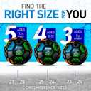 Franklin Sports Mystic Soccer Balls - Soccer Ball and Air Pump Sets - Multiple Size Soccer Balls - Soft Cover - Perfect for Kids and Adults