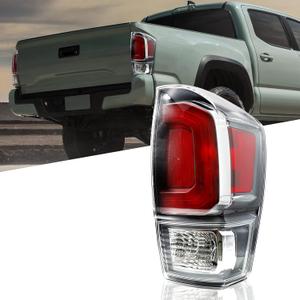 Tail Light Housing Compatible with 2020 2021 Toyota Tacoma Pickup Factory Style Rear Taillight Brake Lamp (Right Passenger Side)