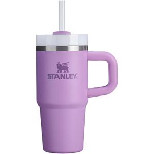 Stanley Quencher H2.0 Tumbler with Handle and Straw 14 oz | Flowstate 3-Position Lid | Cup Holder Compatible for Travel | Insulated Stainless Steel Cup | BPA-Free | Lilac