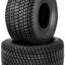 (2 Pack) 20x10.00-8 Lawn Mower Tubeless Tire, 20x10-8 Garden Tractor Riding Lawnmowers Tyre, 4 Ply, Turf-V Pattern