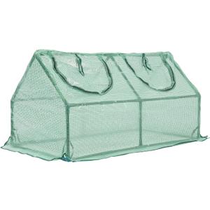 BPS 4x2x2 FT 3-in-1 Mini Greenhouse Kit, Small Greenhouse with Triple-Layer Window for All-Season Vegetable and Plant Growing