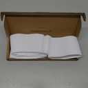 uxcell 6-Pack Coffee Cup Sleeves, Reusable Silicone Heat Resistant Cup Protective Sleeve Nonslip Mug Protector Cover for Home Travel Coffee Mug Glasses Water Bottle Boots, White