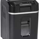 Amazon Basics 200-Sheet Auto Feed Micro Cut Paper Shredder with Pullout Basket, Black - NEW (Previously AmazonCommercial brand)