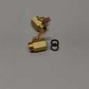 Lifynste Heavy Duty Brass Garden Hose Shut Off Valve, 3/4 Inch, 2 Sets