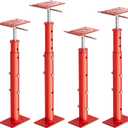 House Jacks for Leveling, 4 Pack House Floor Jack 19-36 Inch Adjustable Jack Posts, 11023 lbs Heavy Duty House Jacks for Basement, Crawl Space, Foundation, Floor Joists, Porch & Roof Beam Support