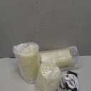 Rechargeable Flameless Candle, Realistic 3D Flickering Warm Flame, LED Candle with Remote Control & Timer for Holiday, Wedding, Patio and Home Decoration (Set of 3)