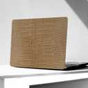 KEROM Compatible for MacBook Pro 14 Inch Case 2026 M5, 2021-2025 M4 M3 M2 M1 A3427 A3426 A3434 A3112 A3185 A3401 A2918 A2992 A2779 A2442, Crocodile Skin PU Leather Hardshell & Keyboard Cover, Brown