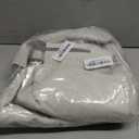 Linen 100% Blackout Black Out Curtains 96 Inch Long 2 Panel Set, Floor to Ceiling Curtain for Living Room, Rustic Pottery Textured Sliding Barn Door Curtain Drapes Bedroom Furniture Decor Cream Beige