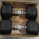 CAP Barbell Coated Dumbbell Weight | Multiple Options Pairs & Sets (50 lb - Set (25 lb x 2))