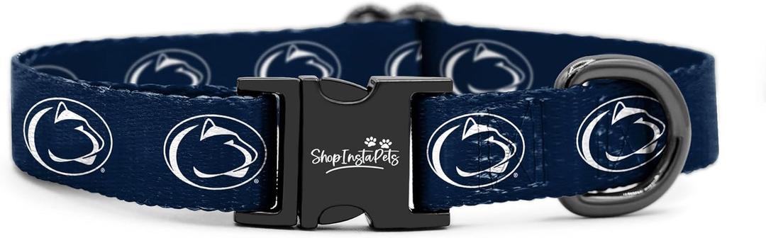 Penn State Nittany Lions Collars and Leashes | Officially Licensed | Fits All Pets! (Small Collar)