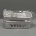 TAILI Shower Caddy Suction Cup 2 Pack, Heavy Duty Bathroom Organizer, Removable Shelves for Inside Shower, Shampoo, Waterproof Suction Plastic Storage for Bathroom Accessories Holder, White