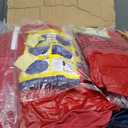 Realspring Inflatable Bean Bag Chairs,Coffee,Blue,Red,12 Pcs, 38.5 x 21.6 x 11 inch