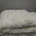 Thick Area Rug 4x6 Cream White Fluffy Shag for Bedroom, Soft Washable Fuzzy Shaggy Non-Slip Plush Carpet for Living Room, Modern Furry Rugs for Kids Nursery Baby Boys Girls Dorm, Ivory