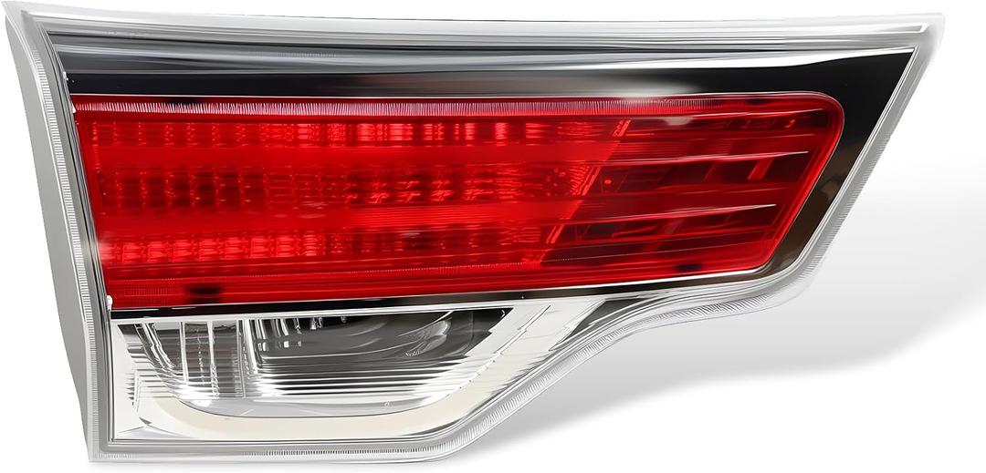 Inner Tail Light w/O Bulb Compatible with Highlander 2014 2015 2016 Left Side Rear Brake Lamp TO2802115 815900E060