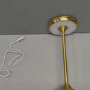 LED Cordless Table Lamp Rechargeable,Portable 6000mAh Battery Outdoor Bedside Table Lamps,3 Color Stepless Dimming Touch Battery Powered Lamp, Table Light for Restaurant/Patio/Camping/Bedroom(Gold)