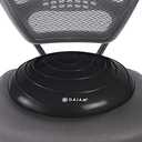 Gaiam Balance Disc Wobble Cushion Stability Core Trainer For Home Or Office Desk Chair and Kids Alternative Classroom Sensory Wiggle Seat - Black