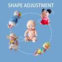 Mini Rebirth Decorative Ornaments, 6pcs Gift Box Miniature Decorative Ornaments Outfit