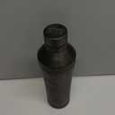 BARE BARREL Insulated Cocktail Shaker Set | Double Wall Stainless Steel | Martini Shaker for Home Bar Bartending | Built-in Drink Measure System & Strainer, Travel Bag, Recipes | Gift Set (Matt Black)