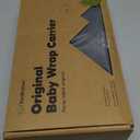 KeaBabies Baby Wrap Carrier - All in 1 Original Baby Carrier Newborn to Toddler Sling, Easy to Wear, Hands Free Bonding, Lightweight, Breathable Infant Wraps (Grey)