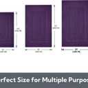 GRANNY SAYS Bathroom Rugs and Mats, 16" x 24" Non-Slip Bath Mat for Bathroom, Super Soft Absorbent Microfiber Bath Rug, Machine Washable and Dry, Small Purple Rug for Shower, Tub and Bath Floor