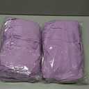 ManMengJi Spandex Folding Chair Covers, Lavender Folding Chair Covers 12 PCS, Universal Fitted Chair Slipcovers for Wedding, Party, Banquet, Holidays, Celebration