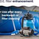 HTH 67121 Swimming Pool Care D.E. Filter Aid, Improve Filtration Efficiency and Water Clarity, 10lb