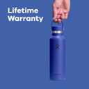 Hydro Flask Water Bottle - Insulated Stainless Steel - Non Spill, Leakproof in 24 Oz Tonal White