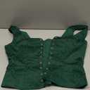 Century Star Corset Tops for Women Pirate Vest Renaissance Costume Medieval Viking Victorian Halloween Costumes Plus Size Large Jacquard Green Corset