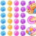 24 Pack Easter Egg Fillers with Relief Stress Balls Squishy Fidget Toys for Kids Teens Boys Girls Toddler Easter Basket Stuffers Hunt Birthday Party Favors Gifts School Classroom Prizes Supplies