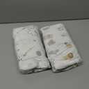 KeaBabies 2-Pack Organic Crib Sheets for Boys, Girls - 52x28 Fitted Crib Mattress Sheet Neutral, Breathable Jersey Cotton Cover for Baby Bed, Toddler Mattress, Soft & Cute Prints (KeaSafari)