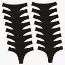 Sunm Boutique Cotton Thongs for Women, No Show Underwear for Women Pack, Sexy Low Rise Ladies Panties XXL