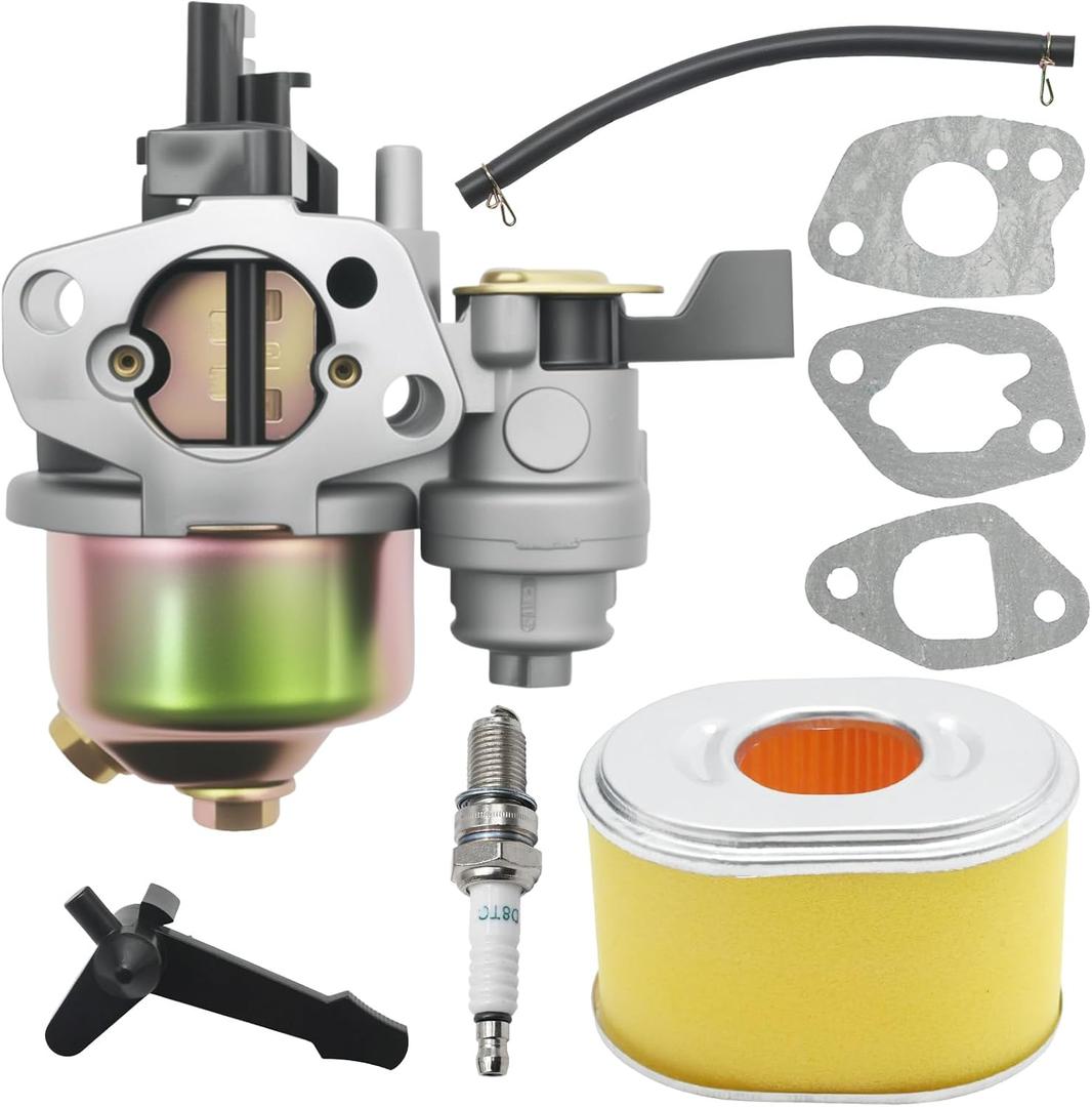 16100-ZH7-W51 Carburetor with Air Filter Kit, Replacement for Honda GX120 GX110 GX140 Engines, Replaces 16100-ZH7-W50, 16100-ZH8-W61, 16100-ZE0-817, 16100-ZE1-825