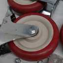 Caster Wheels with Brake 2200lbs,Heavy Duty Casters Set of 4 for Cart, Trolleys, Furniture and Workbench (JL-HS5inch)