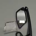 BriskMore Handlebar Bike Mirror, Scratch Resistant Glass Lens, Ajustable and Rotatable Safe Rearview Bicycle Mirror