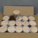 8 OZ Thick Candle Jars for Making Candles 15 Pcs, Clear Empty Jars with Wood Lids for Candle Making, Sample Container