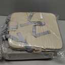 HOMEAL Toddler Booster Seat for Dining Table - Toddler Dining Cushion with Wipeable Surface -Booster Seat for Kitchen Chair with Easy-Install Straps - Breathable Fabric - Beige