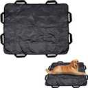 Dog Stretcher for Large Dogs, Dog Stretcher, Portable Stretcher, Emergency Animal Carrier Capable of Holding up to 300 pounds with 8 Handles(Gray) (47"Lx29"W)