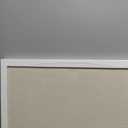 OWLKELA 24'' x 36'' Linen Bulletin Board, White Framed Corkboard, White Oak Frame Linen Cork Board, Vision Board and Decorative Hanging Pin Board