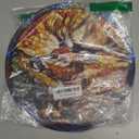 Deer Round Tin Sign Circular Stained Glass Style Metal Plaque Wreath Wall Decor Porch Home Kitchen Restaurant Bath Garden Backyard Hanging Garage Office Bar Decor Gift 12 Inch