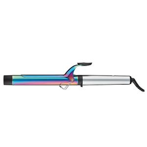 BabylissPRO Nano Titanium Professional Curling Iron with Extended/Long Barrel Perfect for Longer Hair (1 1/4 Inch, Iridescent)