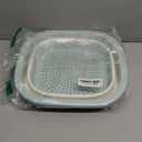 SINGARO 2.8 Gal (10.5L) Collapsible Dish Basin with Drain Basket Colanders, Multiuse Double-Layer Foldable Strainers Sink Tub, Collapsible Wash Basin Pan, Plastic Tubs, Dishpan, Kitchen Sink, Green