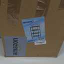 4 Tier Printer Stand, Spacious Floor Mount, Metal, Industrial, Printer Table Holder with Storage Shelf for Home Office Fax Machine Scanner (Bronze)