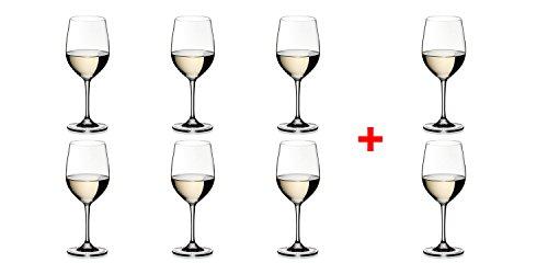 Riedel Vinum Viognier/Chardonnay Glasses, Pay for 6 Get 8