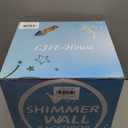 Sequin Wall Backdrop Champagne Glitter Square Photo Backdrop 9FTx4FT Birthday Shimmer Wall for Bachelorette Anniversary Photograph Backgrounds Decor